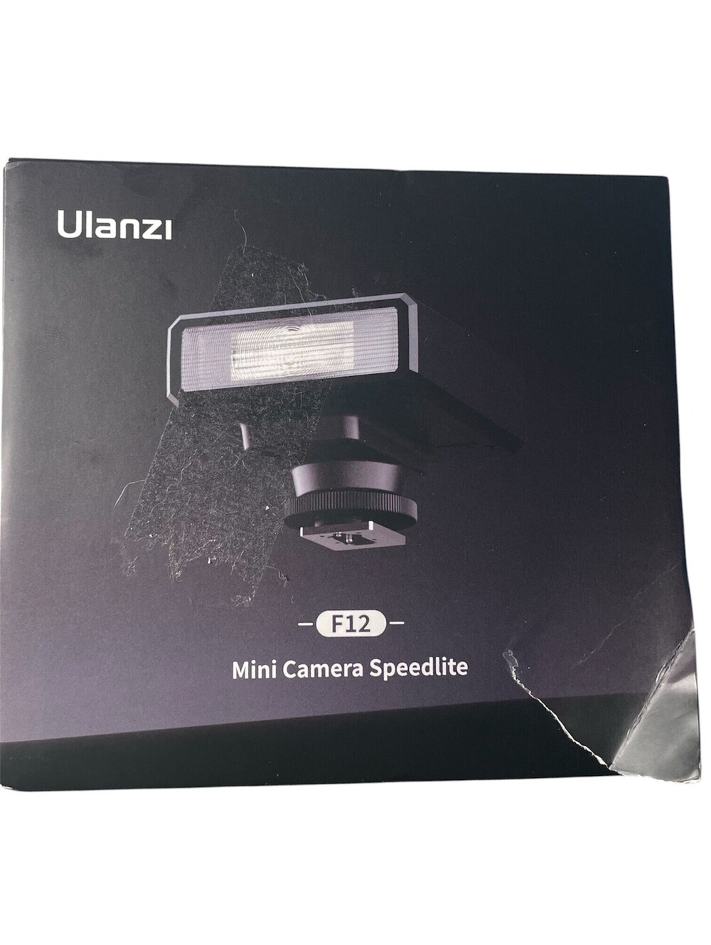 Ulanzi F12 Mini Camera Speedlite Flash Hot Shoe Rechargeable Compact - NEW